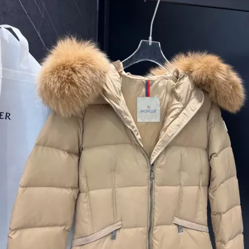 Replica Moncler Down Feather Coat Long Sleeved For Women #1378727 $195.00 USD for Wholesale