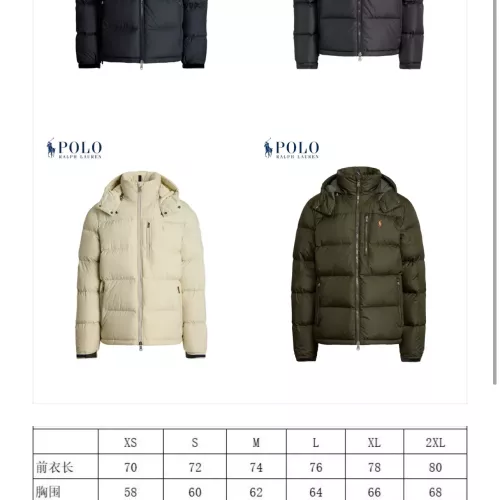 Replica Ralph Lauren Polo Down Feather Coat Long Sleeved For Unisex #1379875 $170.00 USD for Wholesale