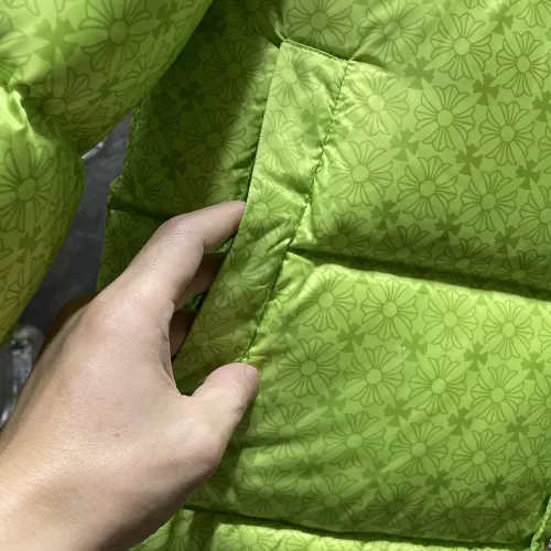 Replica Chrome Hearts Down Feather Coat Long Sleeved For Unisex #1380422 $122.00 USD for Wholesale