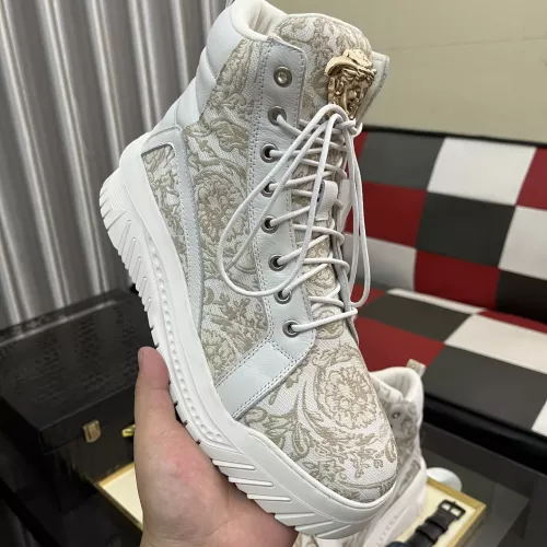 Replica Versace High Tops Shoes For Men #1380515 $88.00 USD for Wholesale