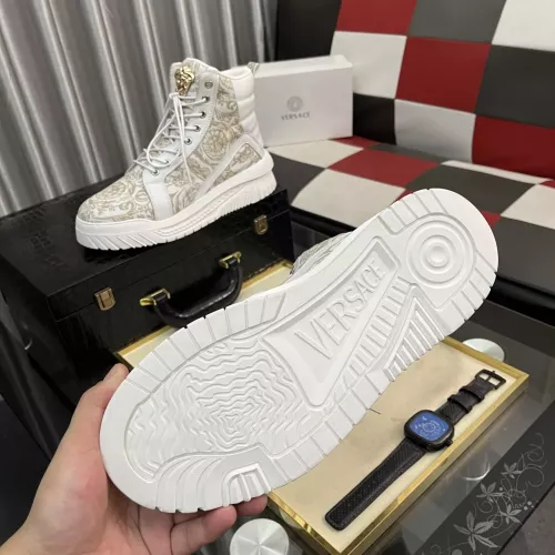 Replica Versace High Tops Shoes For Men #1380515 $88.00 USD for Wholesale