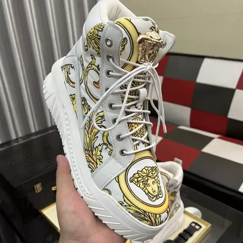 Replica Versace High Tops Shoes For Men #1380517 $88.00 USD for Wholesale