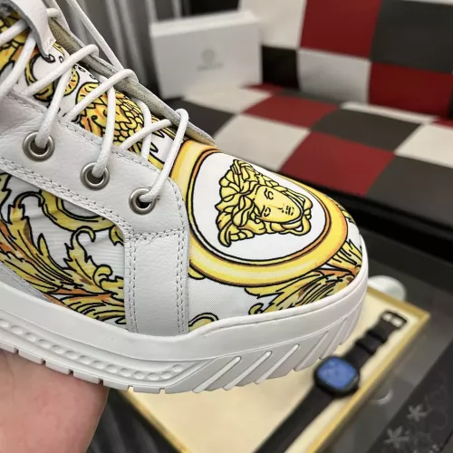 Replica Versace High Tops Shoes For Men #1380517 $88.00 USD for Wholesale