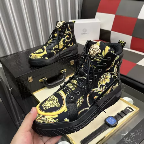 Versace High Tops Shoes For Men #1380518