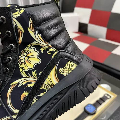 Replica Versace High Tops Shoes For Men #1380518 $88.00 USD for Wholesale