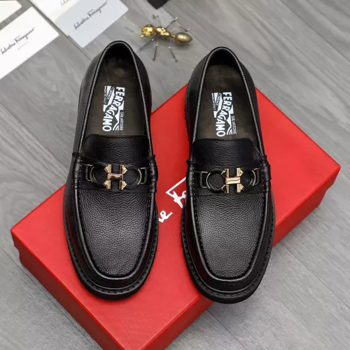 Salvatore Ferragamo Leather Shoes For Men #1380528