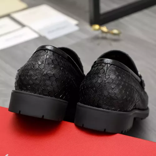 Replica Salvatore Ferragamo Leather Shoes For Men #1380545 $98.00 USD for Wholesale