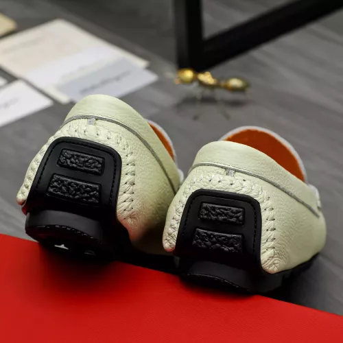 Replica Salvatore Ferragamo Leather Shoes For Men #1380551 $76.00 USD for Wholesale