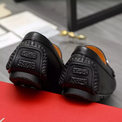 Replica Salvatore Ferragamo Leather Shoes For Men #1380552 $76.00 USD for Wholesale