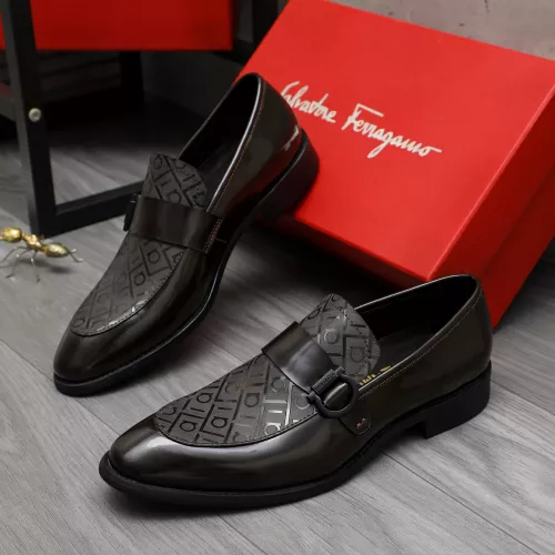 Salvatore Ferragamo Leather Shoes For Men #1380559
