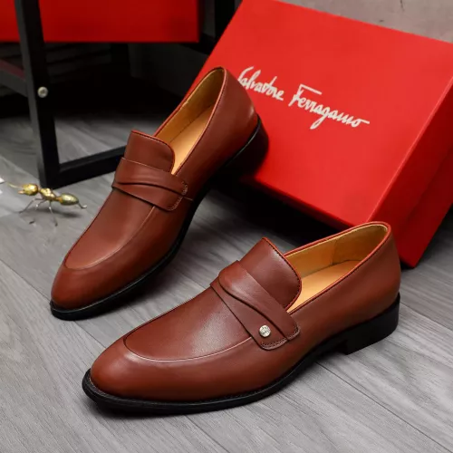 Salvatore Ferragamo Leather Shoes For Men #1380562