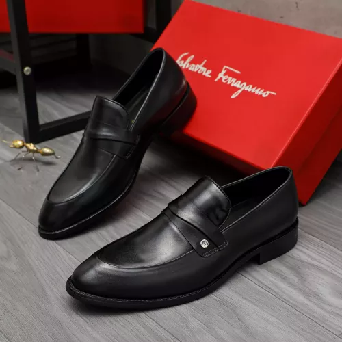 Salvatore Ferragamo Leather Shoes For Men #1380563