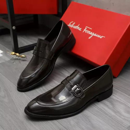 Salvatore Ferragamo Leather Shoes For Men #1380565