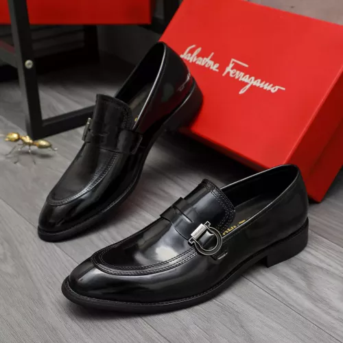 Salvatore Ferragamo Leather Shoes For Men #1380566