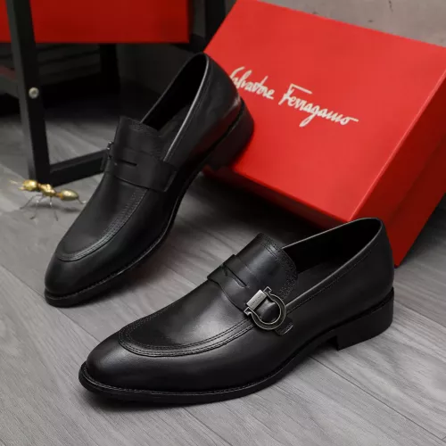 Salvatore Ferragamo Leather Shoes For Men #1380567