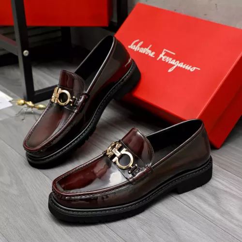 Salvatore Ferragamo Leather Shoes For Men #1380568