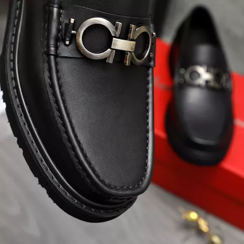 Replica Salvatore Ferragamo Leather Shoes For Men #1380571 $96.00 USD for Wholesale