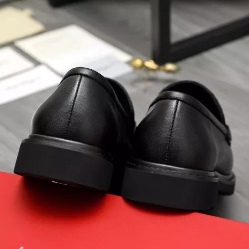 Replica Salvatore Ferragamo Leather Shoes For Men #1380571 $96.00 USD for Wholesale