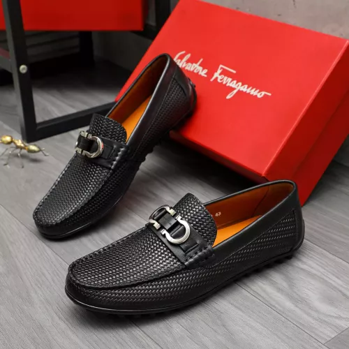 Salvatore Ferragamo Leather Shoes For Men #1380573