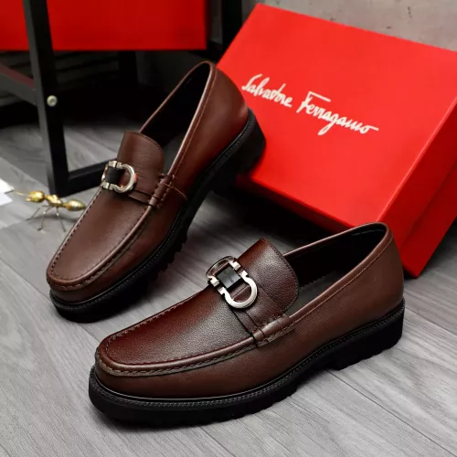 Salvatore Ferragamo Leather Shoes For Men #1380579