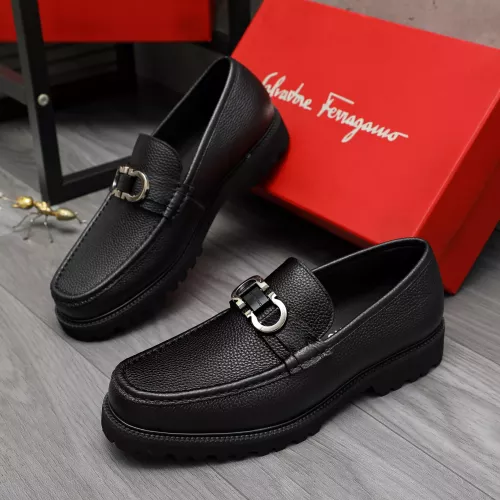 Salvatore Ferragamo Leather Shoes For Men #1380595