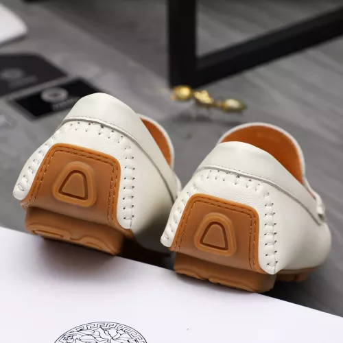 Replica Versace Leather Shoes For Men #1380601 $76.00 USD for Wholesale