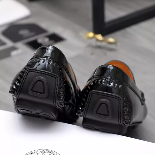 Replica Versace Leather Shoes For Men #1380604 $76.00 USD for Wholesale