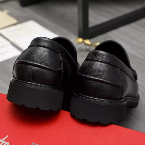 Replica Salvatore Ferragamo Leather Shoes For Men #1380642 $85.00 USD for Wholesale