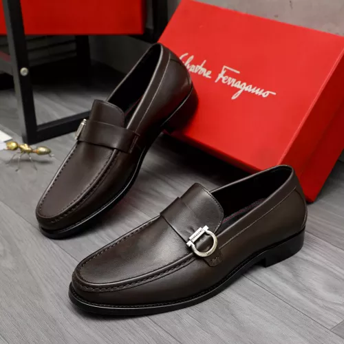 Salvatore Ferragamo Leather Shoes For Men #1380660
