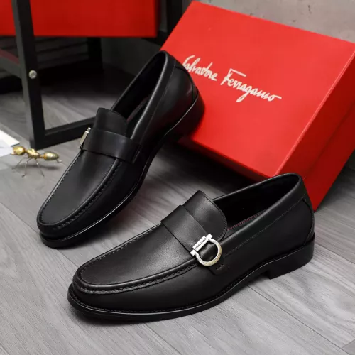 Salvatore Ferragamo Leather Shoes For Men #1380661