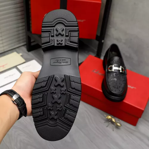 Replica Salvatore Ferragamo Leather Shoes For Men #1380668 $96.00 USD for Wholesale