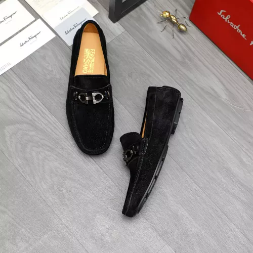 Salvatore Ferragamo Leather Shoes For Men #1380676