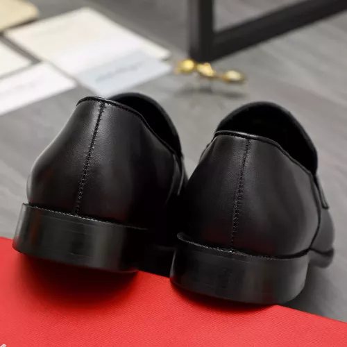 Replica Salvatore Ferragamo Leather Shoes For Men #1380698 $85.00 USD for Wholesale