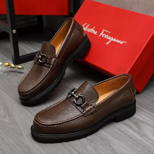 Salvatore Ferragamo Leather Shoes For Men #1380722