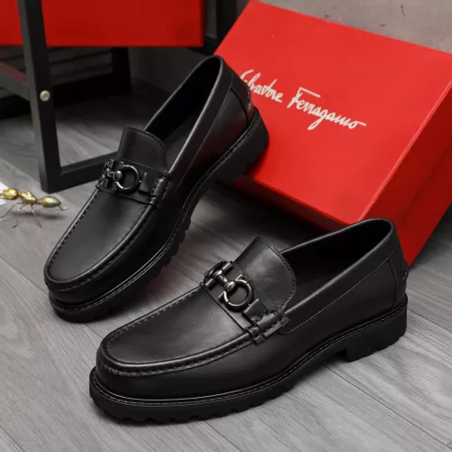 Salvatore Ferragamo Leather Shoes For Men #1380725