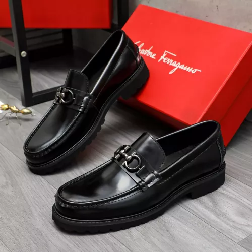 Salvatore Ferragamo Leather Shoes For Men #1380727