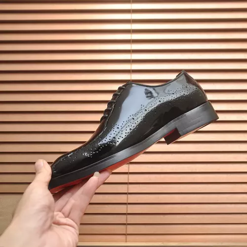 Replica Christian Louboutin Leather Shoes For Men #1381108 $112.00 USD for Wholesale