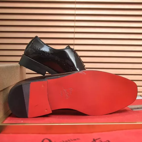 Replica Christian Louboutin Leather Shoes For Men #1381108 $112.00 USD for Wholesale