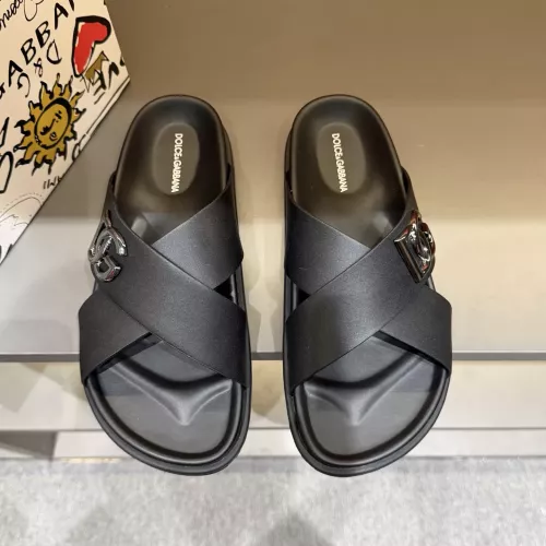 Replica Dolce & Gabbana D&G Slippers For Men #1381134 $52.00 USD for Wholesale