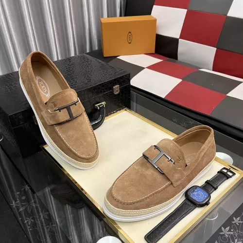 Replica TOD'S Oxfords Shoes For Men #1381142 $108.00 USD for Wholesale