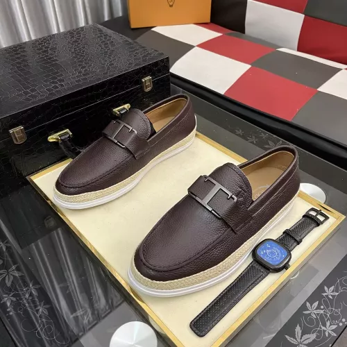 Replica TOD'S Oxfords Shoes For Men #1381146 $108.00 USD for Wholesale