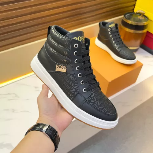 Replica Boss High Top Shoes For Men #1381155 $82.00 USD for Wholesale