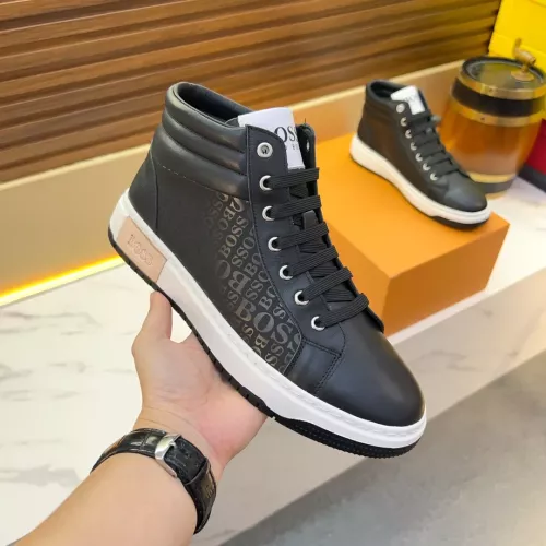 Replica Boss High Top Shoes For Men #1381157 $82.00 USD for Wholesale