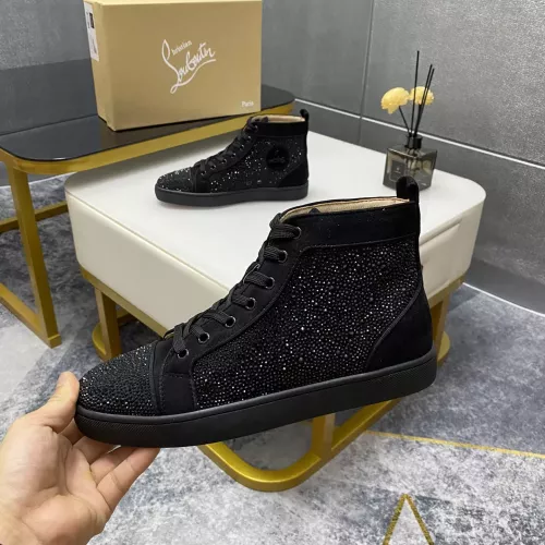 Replica Christian Louboutin High Top Shoes For Men #1381354 $92.00 USD for Wholesale