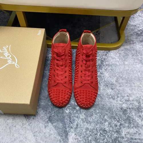 Replica Christian Louboutin High Top Shoes For Women #1381363 $92.00 USD for Wholesale
