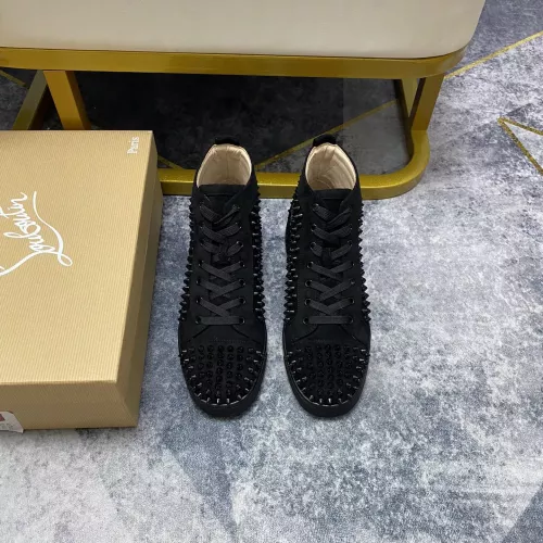 Replica Christian Louboutin High Top Shoes For Men #1381367 $92.00 USD for Wholesale