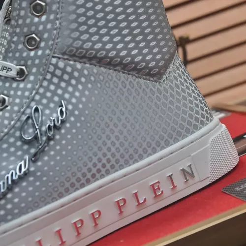 Replica Philipp Plein PP High Tops Shoes For Men #1381446 $88.00 USD for Wholesale