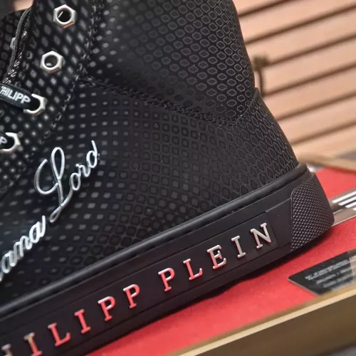 Replica Philipp Plein PP High Tops Shoes For Men #1381447 $88.00 USD for Wholesale