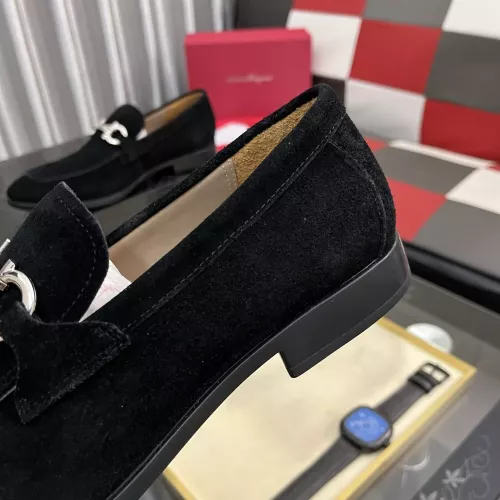 Replica Salvatore Ferragamo Leather Shoes For Men #1381470 $108.00 USD for Wholesale