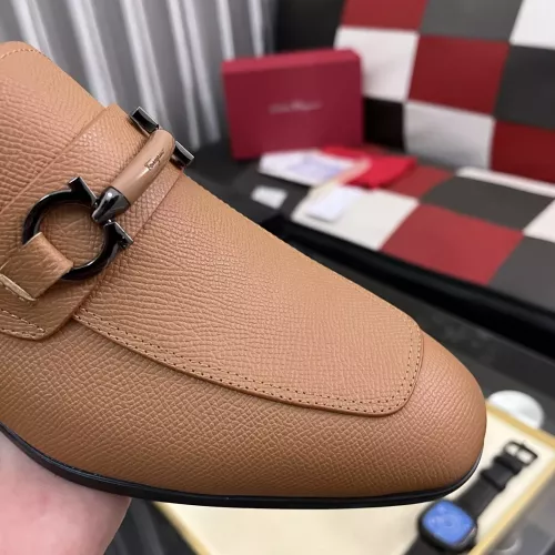 Replica Salvatore Ferragamo Leather Shoes For Men #1381471 $108.00 USD for Wholesale